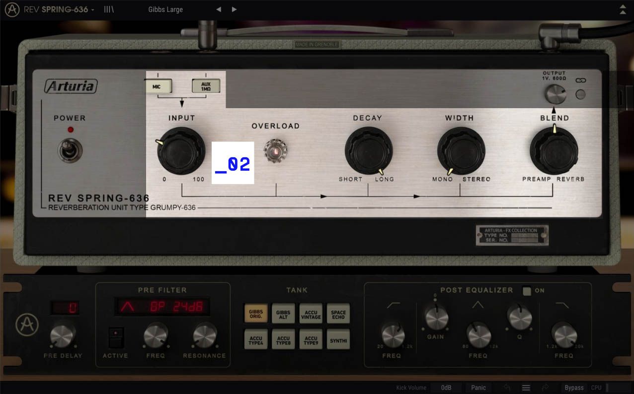 Reverb length